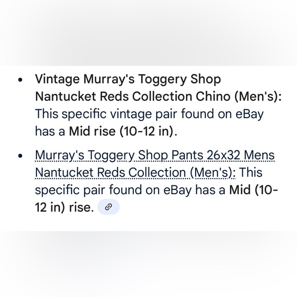 Nantucket Reds Murray’s Toggery Pants NWT - Picture 10 of 10